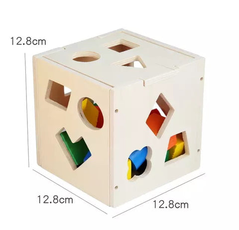 Wooden Shape Sorter Box