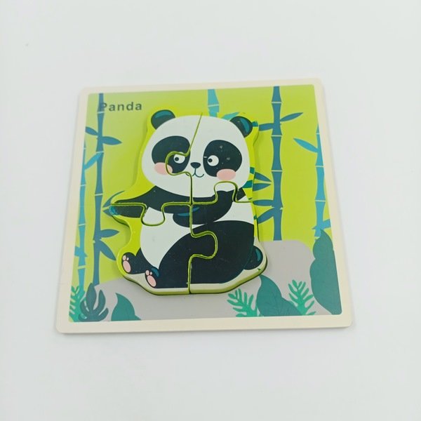 Wooden Chunky Jigsaw Puzzle with name for kids -1 PC RANDOM DESIGN WILL BE SHIPPED- EKT2362
