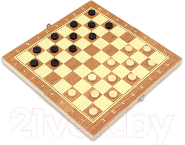 Wooden 2 in 1 Chess Board cum Carrom game - EKT2369