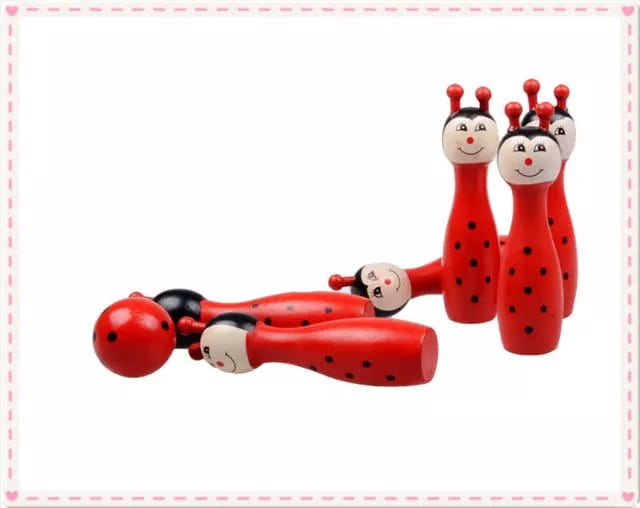 Wooden Bowling game for kids - EKT2380