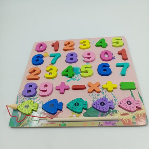 Numbers Learning Board plus Fishing plus Wriitng Board for kids - Multi purpose - EKT2417