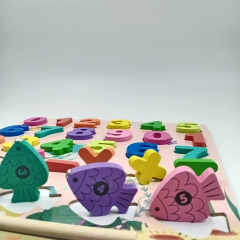 Numbers Learning Board plus Fishing plus Wriitng Board for kids - Multi purpose - EKT2417