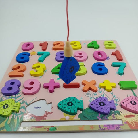 Numbers Learning Board plus Fishing plus Wriitng Board for kids - Multi purpose - EKT2417