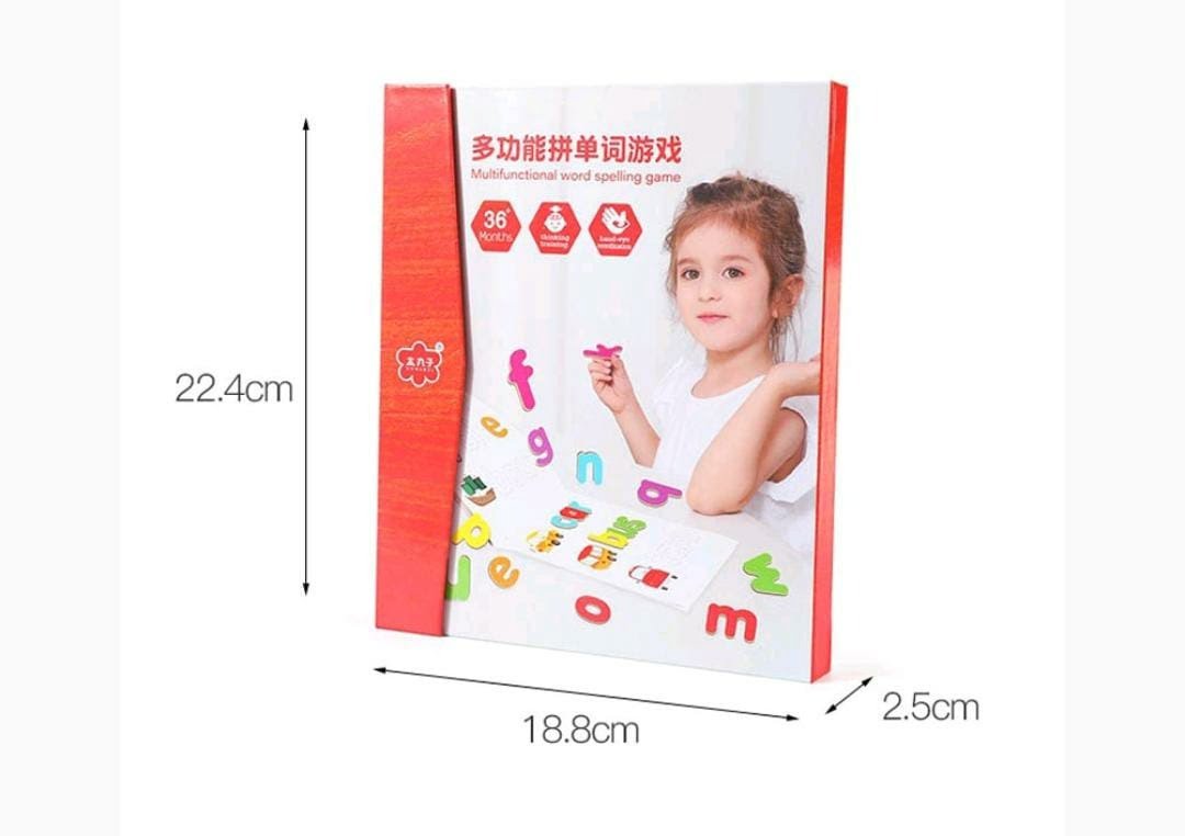 Wooden multifunctional spelling game for kids - EKT2430