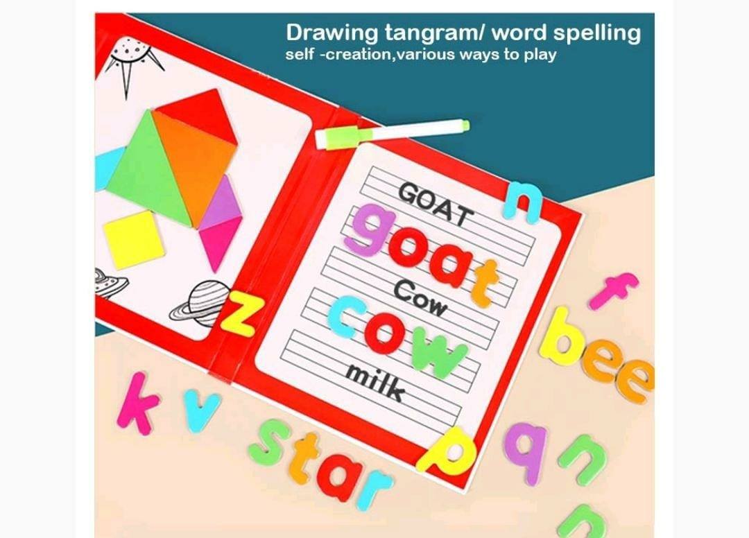 Wooden multifunctional spelling game for kids - EKT2430