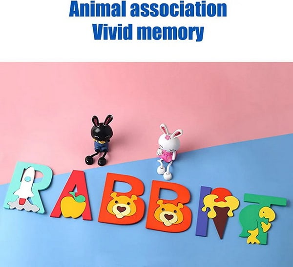 Wooden alphabet puzzle game for kindergarden - EKT2436