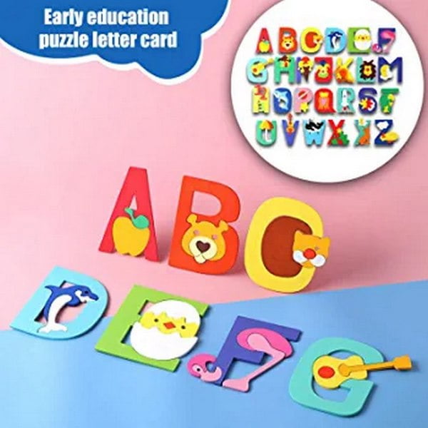 Wooden alphabet puzzle game for kindergarden - EKT2436