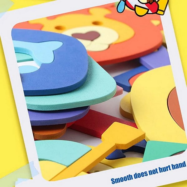 Wooden alphabet puzzle game for kindergarden - EKT2436