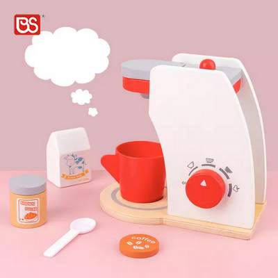 Wooden coffee maker toy for your kids kitchen set - EKT2442