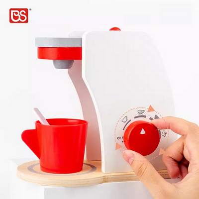 Wooden coffee maker toy for your kids kitchen set - EKT2442