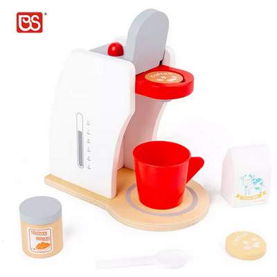 Wooden coffee maker toy for your kids kitchen set - EKT2442