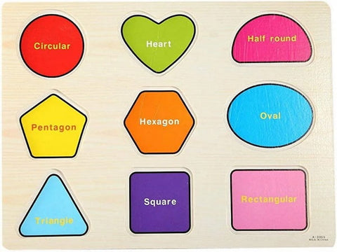 Wooden Peg Boards -A+ qulaity -  - SHAPES - EKT2446