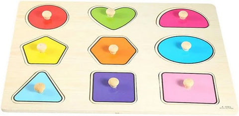 Wooden Peg Boards -A+ qulaity -  - SHAPES - EKT2446