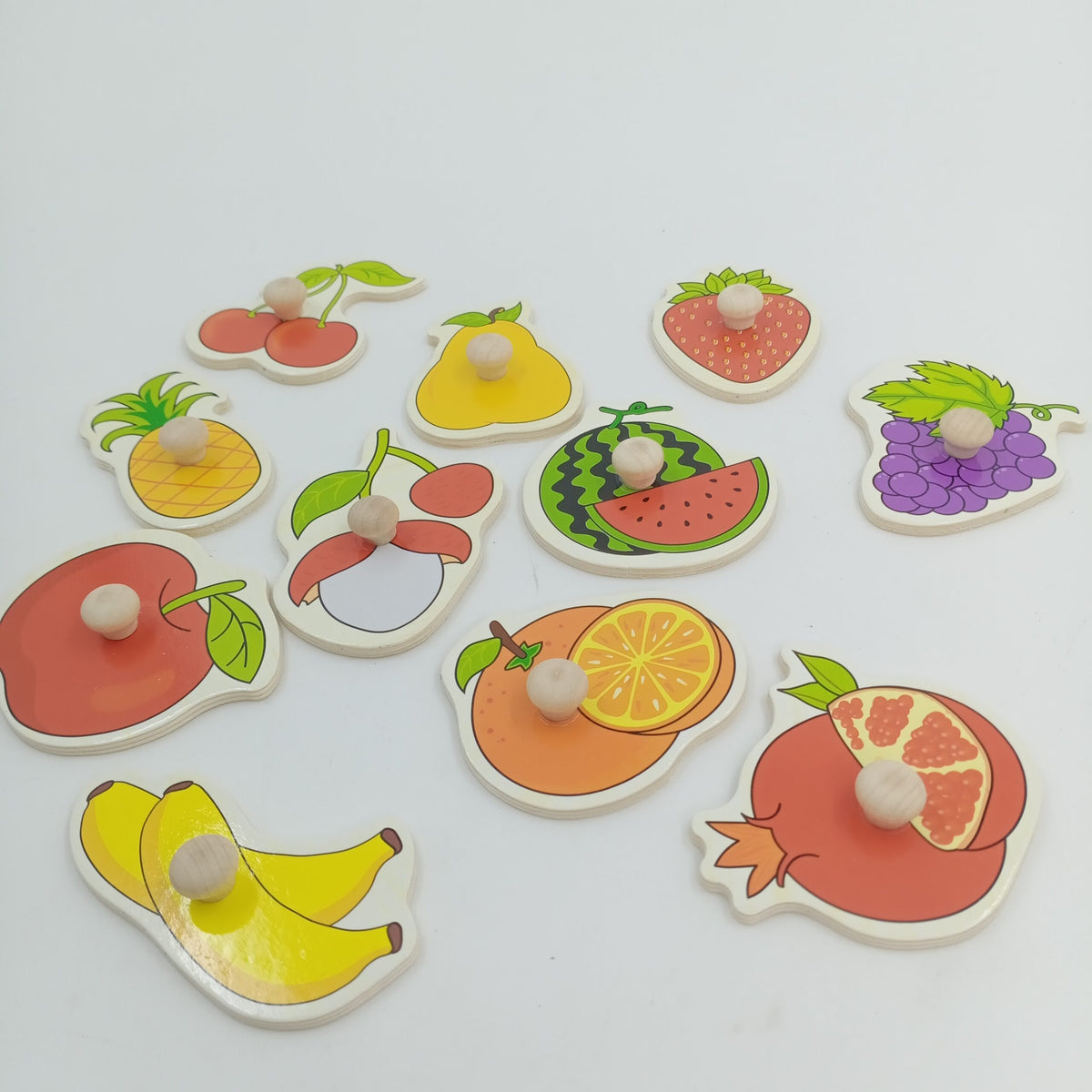 Wooden Peg Boards -A+ qulaity -  - FRUITS - EKT2457