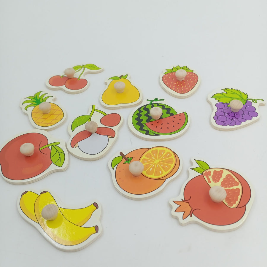 Wooden Peg Boards -A+ qulaity -  - FRUITS - EKT2457