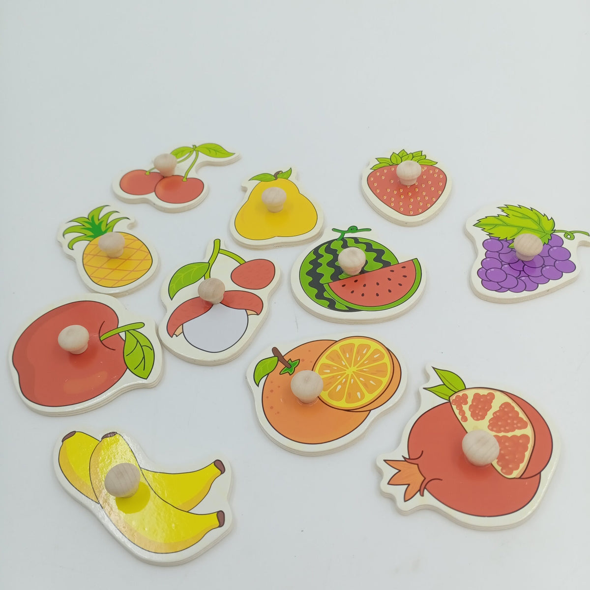 Wooden Peg Boards -A+ qulaity -  - FRUITS - EKT2457