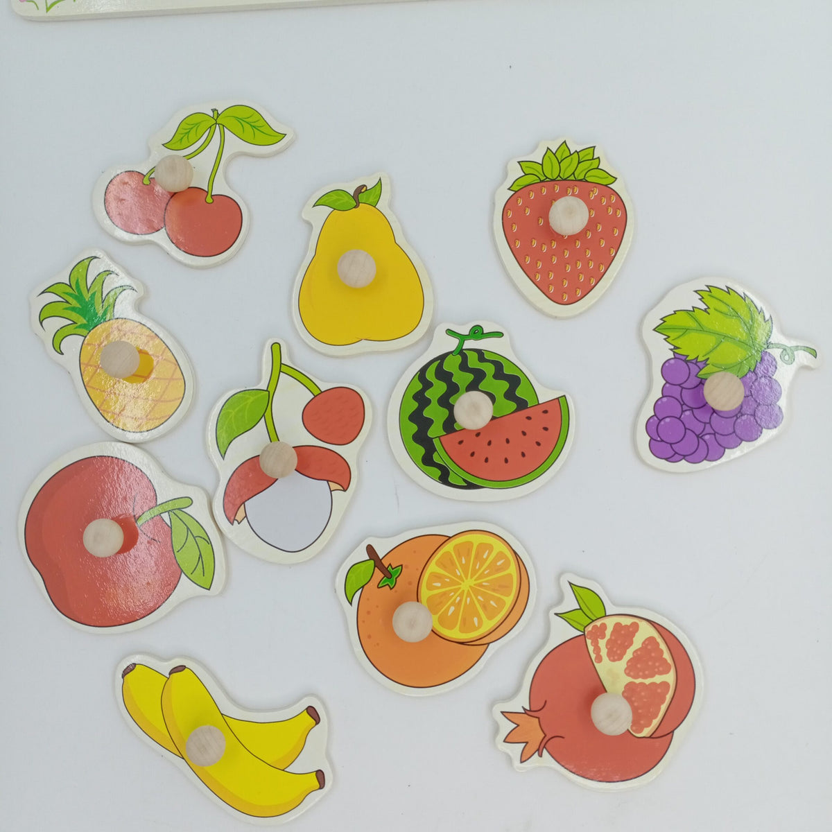 Wooden Peg Boards -A+ qulaity -  - FRUITS - EKT2457