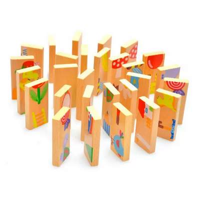 Wooden dominos for kids - EKT2460