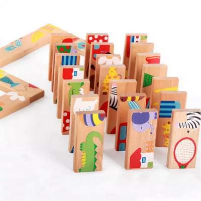 Wooden dominos for kids - EKT2460