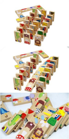 Wooden dominos for kids - EKT2460