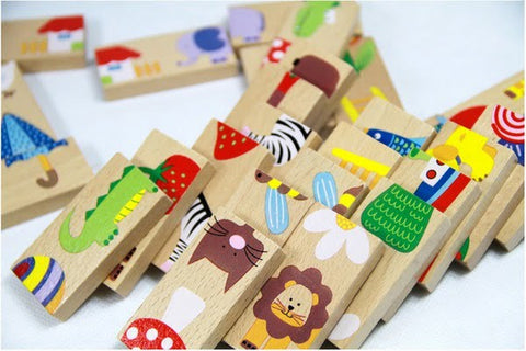 Wooden dominos for kids - EKT2460