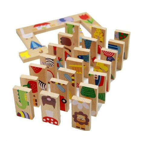 Wooden dominos for kids - EKT2460