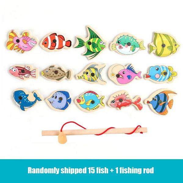 Wooden Fishing game -  Sealed Cover - EKT2480