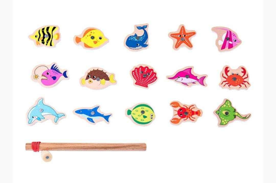 Wooden Fishing game -  Sealed Cover - EKT2480