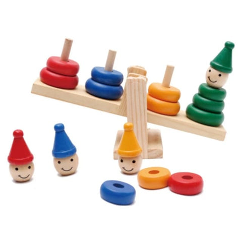 Wooden See-Saw Clown Balancing Toy