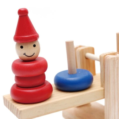 Wooden See-Saw Clown Balancing Toy