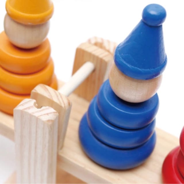 Wooden See-Saw Clown Balancing Toy