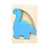 Wooden Five layer puzzle for kids -  - DINOSAUR - EKT2510