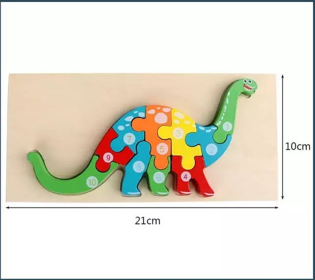 Wooden Puzzle board - 1 pc random design will be shipped - EKT2517