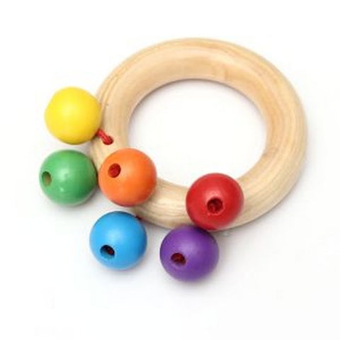 Wooden Rattle A+ grade quality - design 1 - EKT2534