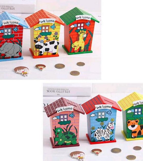 Wooden Mini Money Bank - EKC2027