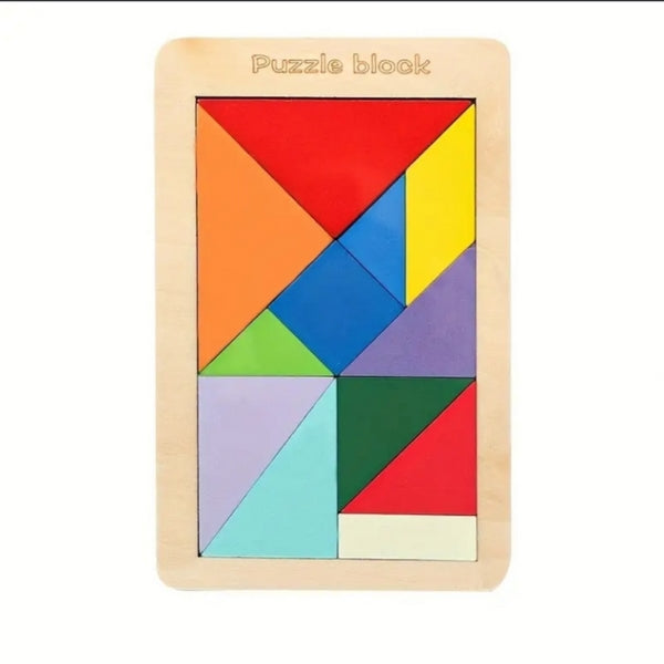 Puzzle Block Indesign Wooden Puzzle Block - design no 1 - EKT2543 – Extrokids