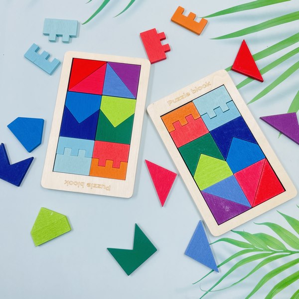 Wooden Puzzle Block - design no 5 - EKT2547