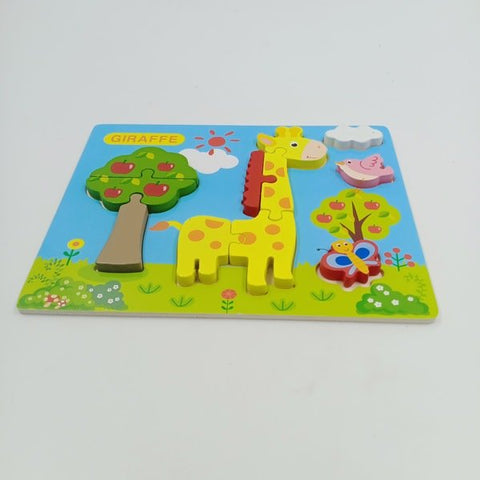 Wooden Jigsaw Puzzle Giraffe - EKT2552