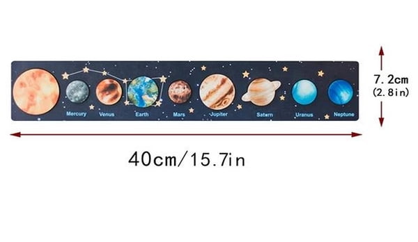 Wooden Solar system random color will shipped - EKT2562