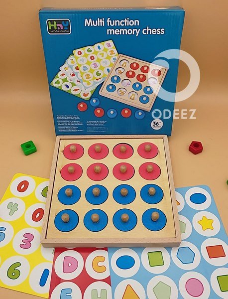 Multifunction memory chess game - EKT2566 – Extrokids