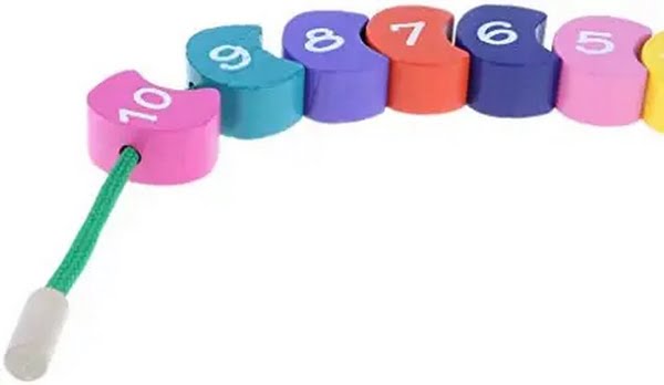 Caterpiller lacing toy  - EKT2580