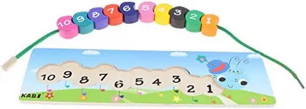 Caterpiller lacing toy  - EKT2580