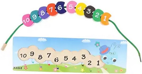 Caterpiller lacing toy  - EKT2580
