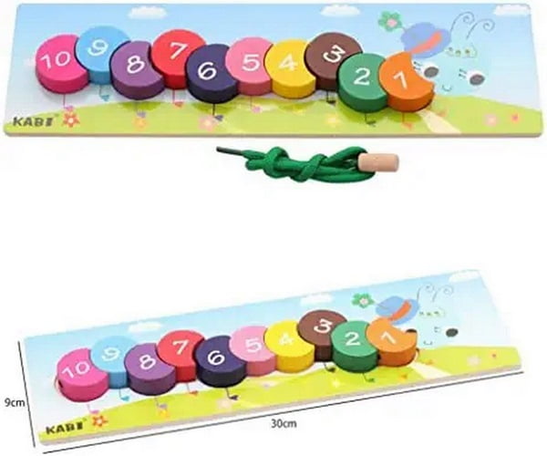 Caterpiller lacing toy  - EKT2580