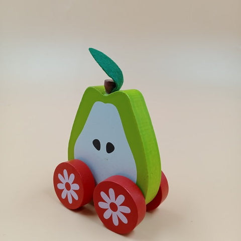 Fruit Car Toy | Colorful Pull-Along Vehicle (One Random Design Shipped)