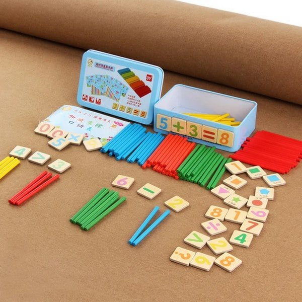 Wooden Arithmetic Rods Set | Builds Math Aptitude