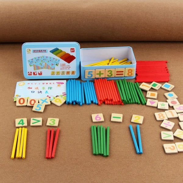 Wooden Arithmetic Rods Set | Builds Math Aptitude