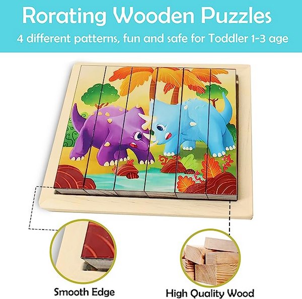 6 pcs cube puzzle random design will be shipped - EKT2608