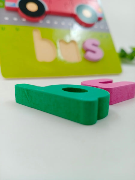 Wooden Zigsaw Puzzle Bus - EKT2618