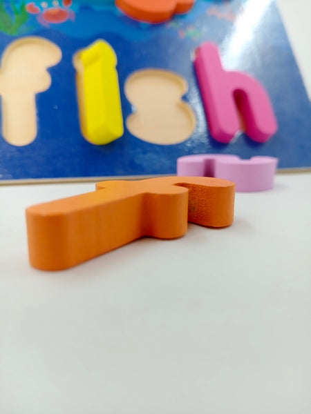Wooden Zigsaw Puzzle Fish - EKT2624